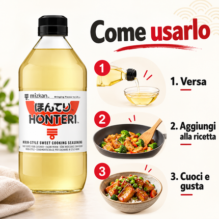 Mizkan Honteri – Würzmittel zum Kochen, 275 ml