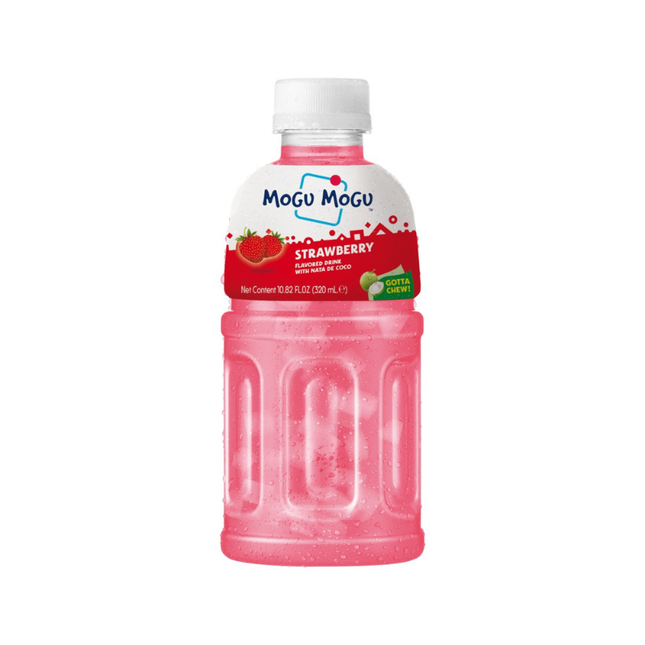 Mogu Mogu Strawberry – Bevanda alla Fragola con Nata de Coco (320 ml)