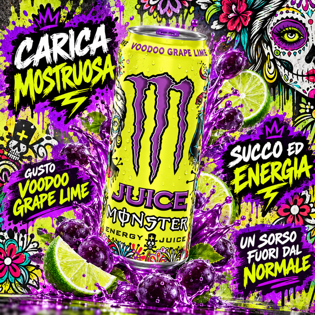 Monster Energy Juice Voodoo Grape 473 ml