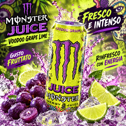 Monster Energy Juice Voodoo Grape 473 ml