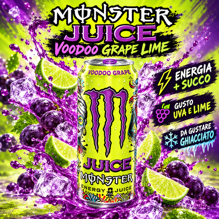 Monster Energy Juice Voodoo Grape 473 ml