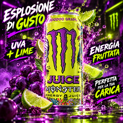 Monster Energy Juice Voodoo Grape 473 ml
