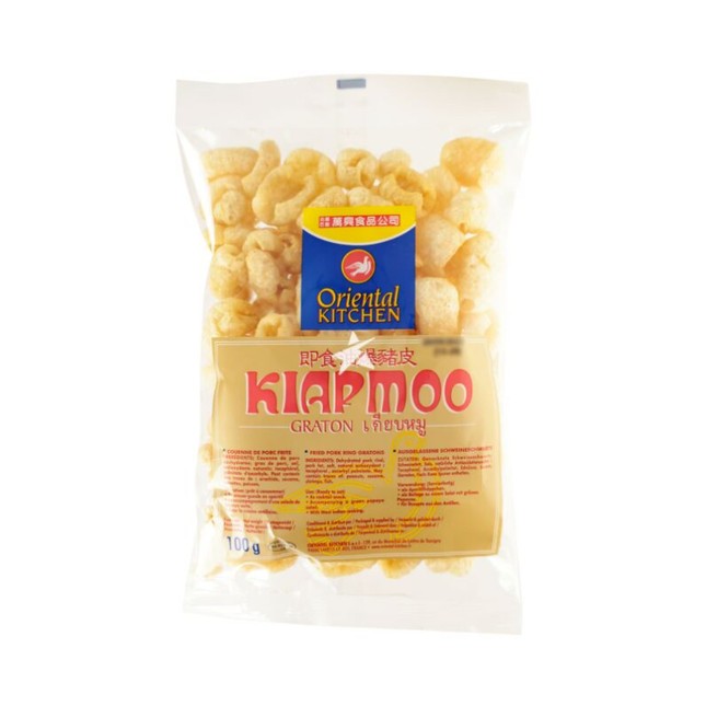 Oriental Kitchen Krap Moo Graton Snack di Cotenne di Maiale 100g