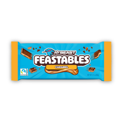 MrBeast Feastables Caramel Chocolate Bar 60 g