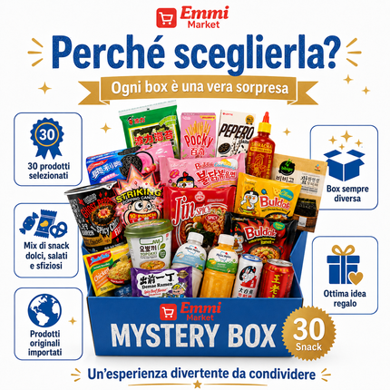 Mystery Box Asiatische Snacks 30 Stück – Überraschungsbox