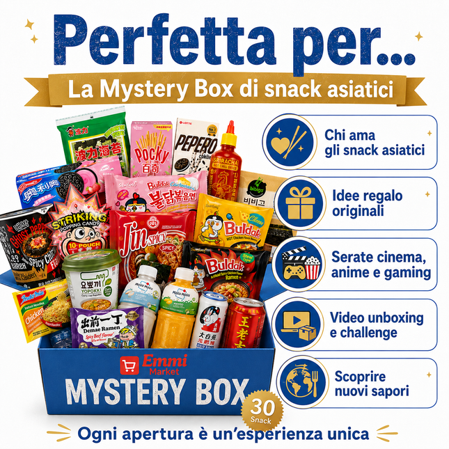 Mystery Box Asiatische Snacks 30 Stück – Überraschungsbox