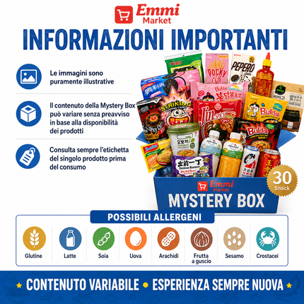 Mystery Box Asiatische Snacks 30 Stück – Überraschungsbox