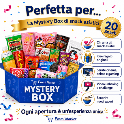 Asian Snack Mystery Box - 20 Surprise Asian Snacks