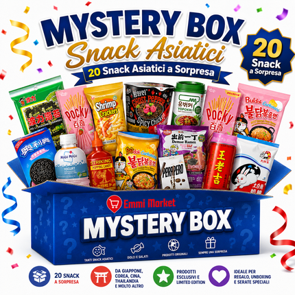 Asian Snack Mystery Box - 20 Surprise Asian Snacks