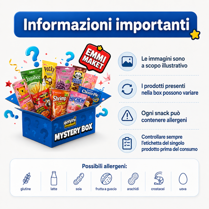 Mystery Box Asiatische Snacks – 10 Überraschungs-Snacks