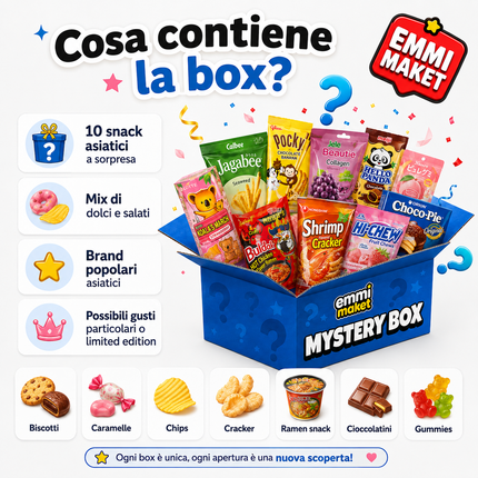 Mystery Box Asiatische Snacks – 10 Überraschungs-Snacks