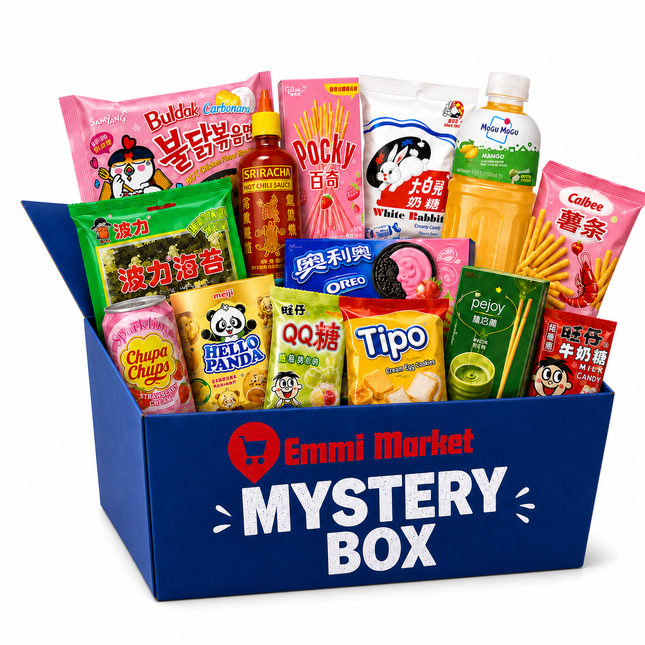 Asiatische Snack Mystery Box – 15 Überraschungs-Snacks