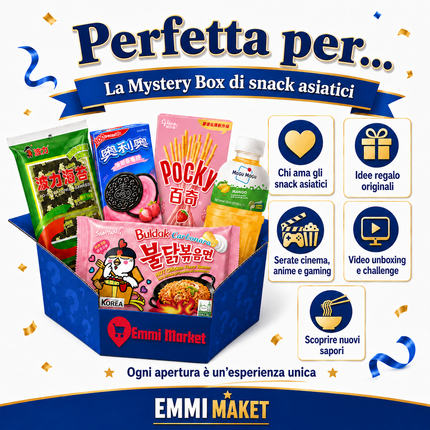 Mystery Box Asiatische Snacks – 5 Überraschungs-Snacks aus Asien