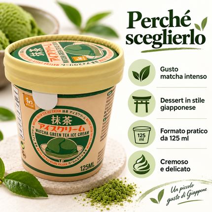 NAGOMI – Glace au Matcha – 125 ml