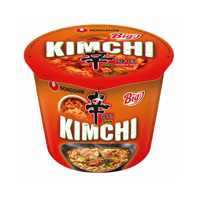 Nongshim Shin Kimchi Big Bowl Nudelsuppe 112 g