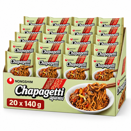 Nongshim Chapagetti Korean Black Bean Noodles 140 g