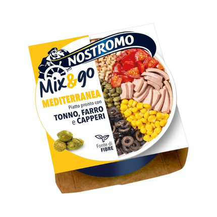 Nostromo Mix&Go Mediterranea Thun, Dinkel und Kapern 190 g