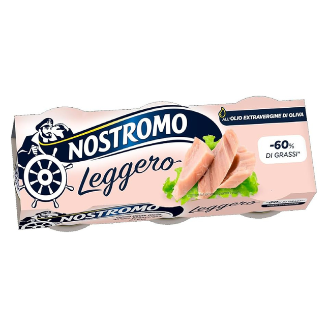 Nostromo Light Tuna in Extra Virgin Olive Oil 3 x 60 g
