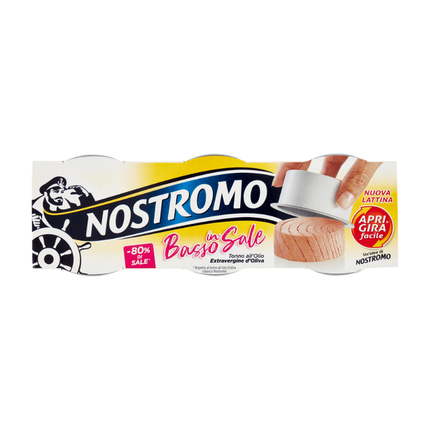 Nostromo Tonno all'Olio Extravergine di Oliva Basso Sale 3 x 65g