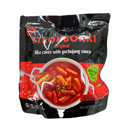 O'Food Tteokbokki Original con Salsa Gochujang – 260 g