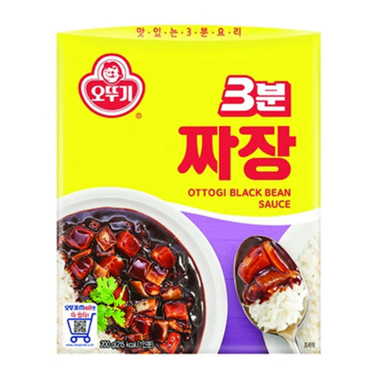 Ottogi Black Bean Sauce – Salsa Coreana Jjajang Pronta 200g