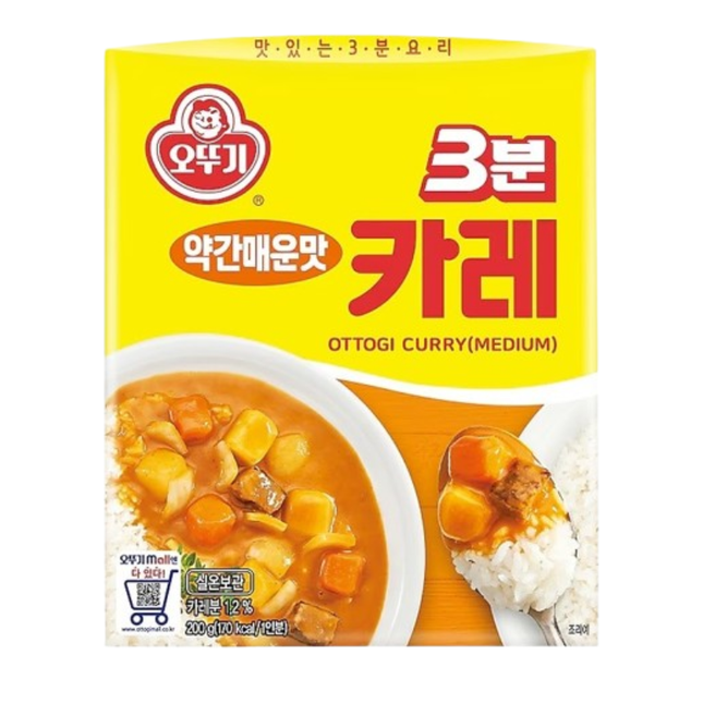Ottogi Curry Medium – Curry Coreano Pronto Medio Piccante 200g