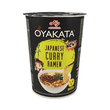 Oyakata Japanese Curry Ramen Cup 62,5 g – Ramen Giapponese al Curry Vegano