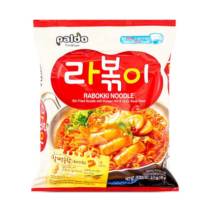 Paldo Rabokki Noodle Hot & Spicy – Ramen Coreano Piccante 145 g
