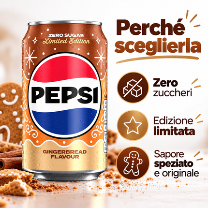 Pepsi Zero Gingerbread 330 ml