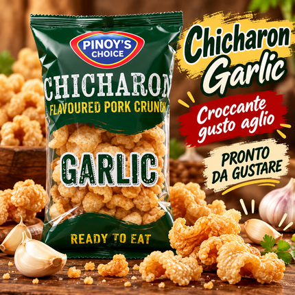 Pinoy's Choice Chicharon Pork Crunch Gusto Aglio 100 g