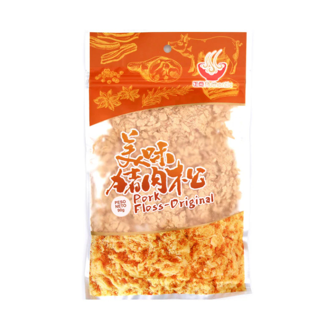 Pork Floss Original – Getrocknetes, gezupftes Schweinefleisch 90 g