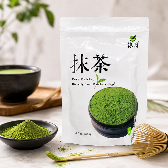 Purer Matcha Grüntee-Pulver 100g