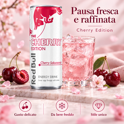 Red Bull Cherry Sakura – Energy Drink 250 ml