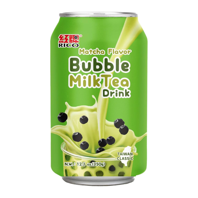 Rico Matcha Flavor Bubble Milk Tea Drink 350 g