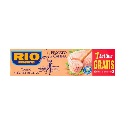 Rio Mare Tuna in Olive Oil 4 x 80 g (3+1 Free)