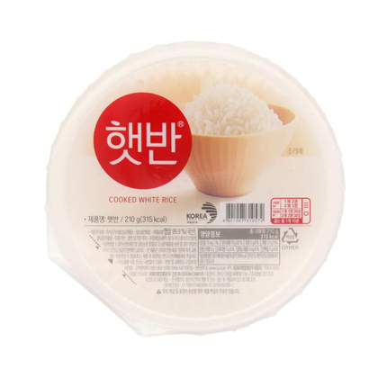 Gekochter koreanischer weißer Reis Hetbahn 210 g
