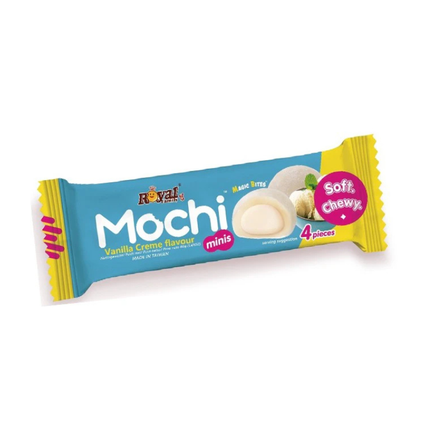 Royal Family Mochi Minis Vanilla Crème 80g – Mini Mochi mit Vanillecreme (4 Stück)