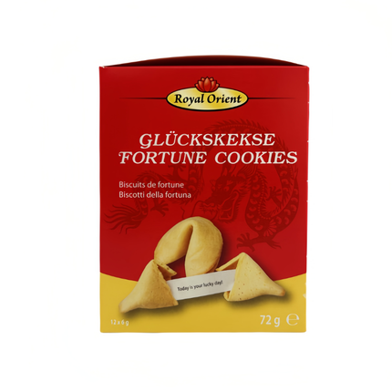 Royal Orient Fortune Cookies – Biscotti della Fortuna 72 g