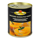Royal Orient Polpa di Mango Kesar Zuccherata 850g – Sweetened Mango Pulp