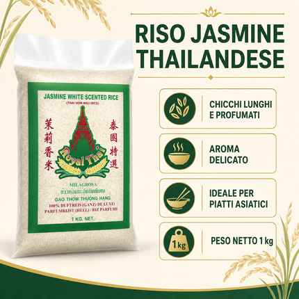 Royal Thai Jasmine Scented Thai Hom Mali Rice – 1 kg AAAAA