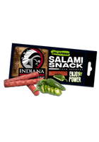 Indiana Salami Snack Jalapeño 18g – Mini Salamini Piccanti Proteici