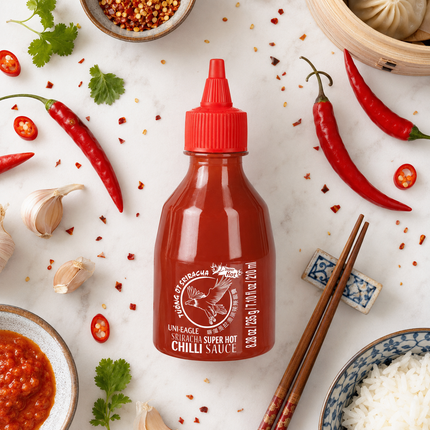 Salsa Sriracha Super Hot Uni-Eagle 210ml | Piccantezza Estrema