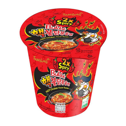 Samyang Buldak 2X Spicy Hot Chicken Ramen Cup 70g – Ramen Coreano Extra Piccante