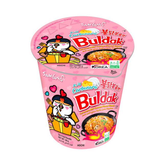 Samyang Buldak Carbonara Hot Chicken Flavor Ramen Cup 80 g