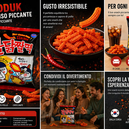 Samyang Buldak Jjaldduk Hot Chicken Flavor Snack 90g