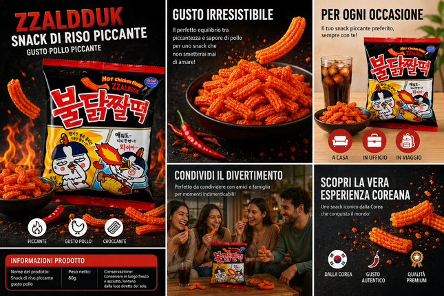 Samyang Buldak Jjaldduk Hot Chicken Flavor Snack 90g