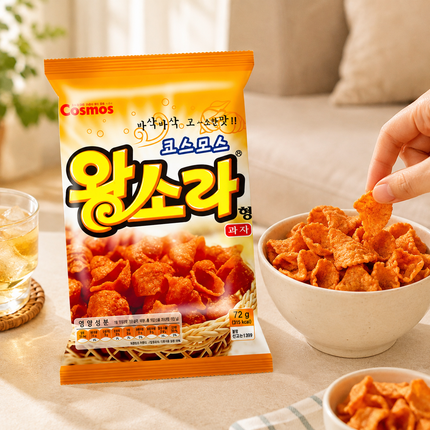 Snack Coreano Croccante Wang Sora (Wang Sora Snack) Cosmos - 72g
