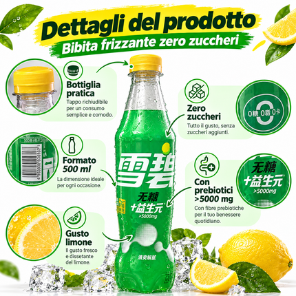Sprite – Zero Zucker Vitamine Zitrone – 500 ml