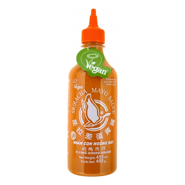 Sriracha Mayo Sauce Vegan Flying Goose 455 ml
