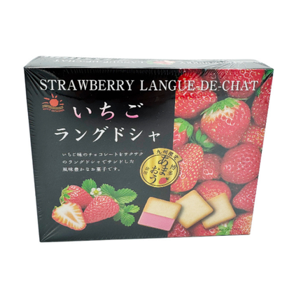 Strawberry Langue de Chat Biscotti al Burro con Crema alla Fragola 90g